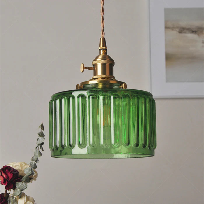Vintage Krystal Hængende fra en Lampe